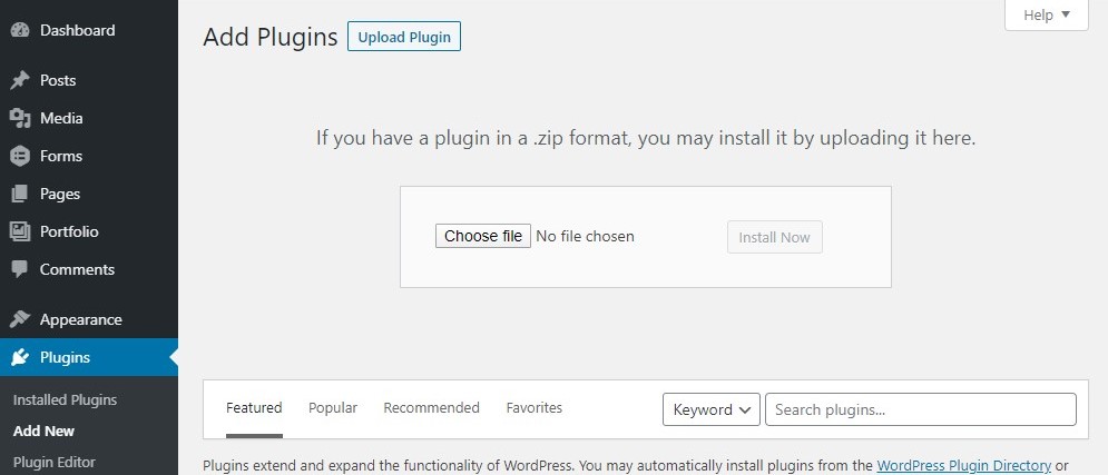 Installing a wordpress plugin tutorial - Step 2